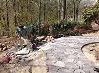 Brick Walkway Installation